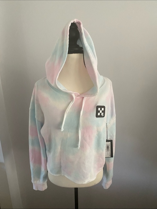 5 kings Tops - 5 kings crop tye dye hoodie size Small/medium   NWT